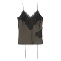 Topuri Róhe Lace Silk Camisole Femei