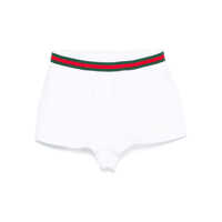 Pantaloni casual Gucci Web Detail Cotton Shorts Femei