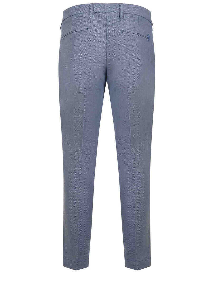 Pantaloni Entre Amis Entre Amis  Trousers CLEAR BLUE Barbati (BM 17461275) 3