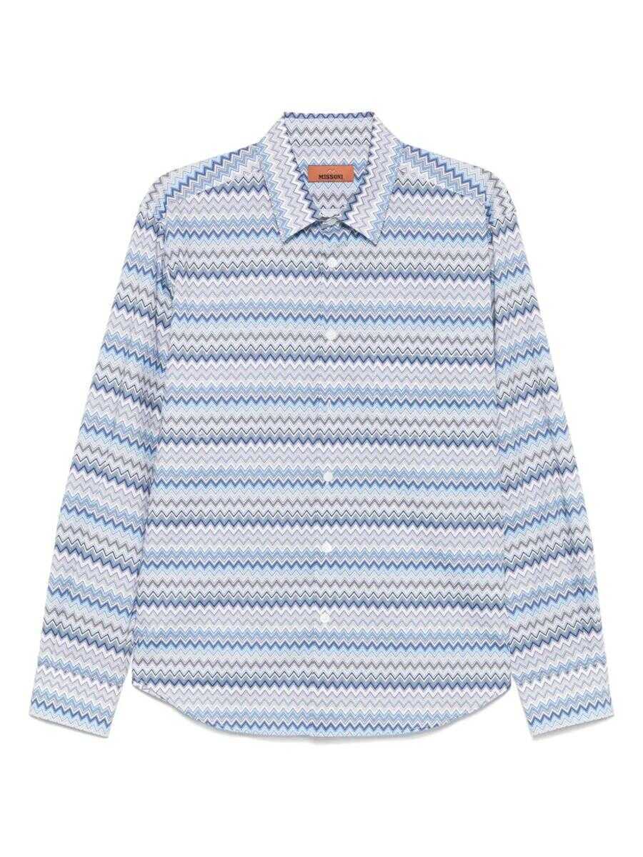 Camasi MISSONI BEACHWEAR Missoni Zigzag Shirt MULTICOLOUR Barbati (BM 17461599) 1