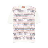 Tricouri Missoni Zigzag Print T-Shirt Barbati