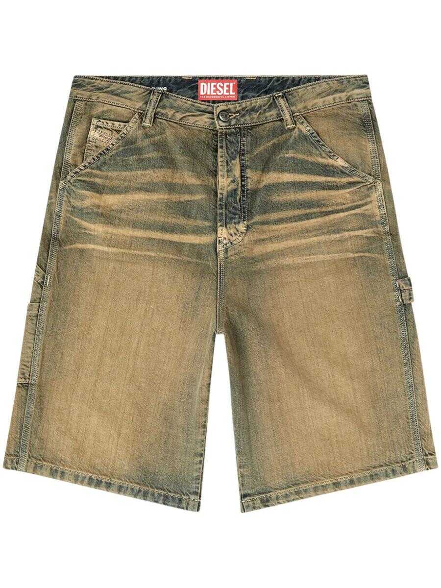 Pantaloni Diesel Diesel D-Livery Shorts Yellow Barbati (BM 17461698) 1
