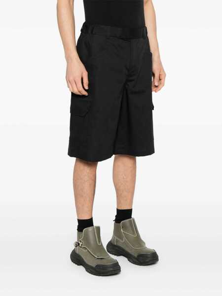 Pantaloni GR10K Gr10K Poplin Cargo Shorts Black Barbati (BM 17462292) 3