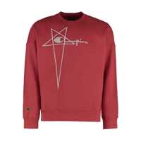 Pulovere Rick Owens Rick Owens X Champion - Cotton Crew-Neck Sweatshirt Barbati