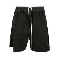 Pantaloni Rick Owens Drkshdw Black Cotton Shorts Barbati