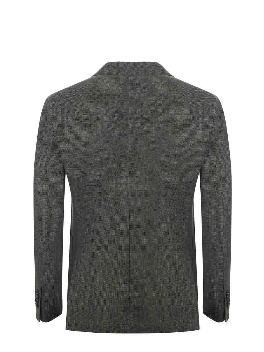 Geci Manuel Ritz Manuel Ritz  Honeycomb Cotton Jacket Green Barbati (BM 17463366) 3