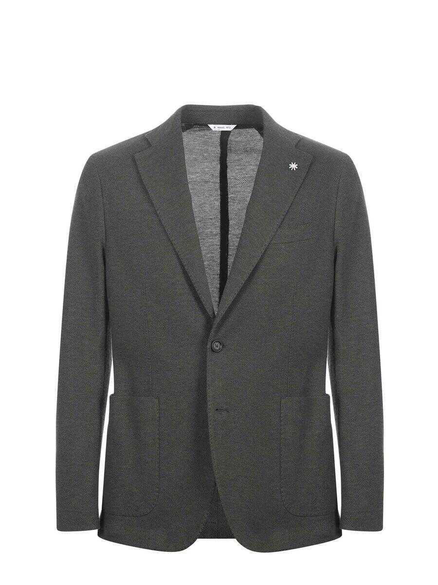 Geci Manuel Ritz Manuel Ritz  Honeycomb Cotton Jacket Green Barbati (BM 17463366) 1