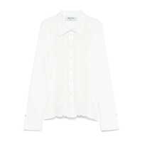 Camasi Blumarine White Long Sleeves Shirt Femei