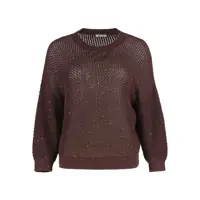 Pulovere Peserico Cotton Crew-Neck Sweater Femei