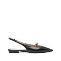 Balerini Emporio Armani Exclusive Leather Slingback Ballets Femei