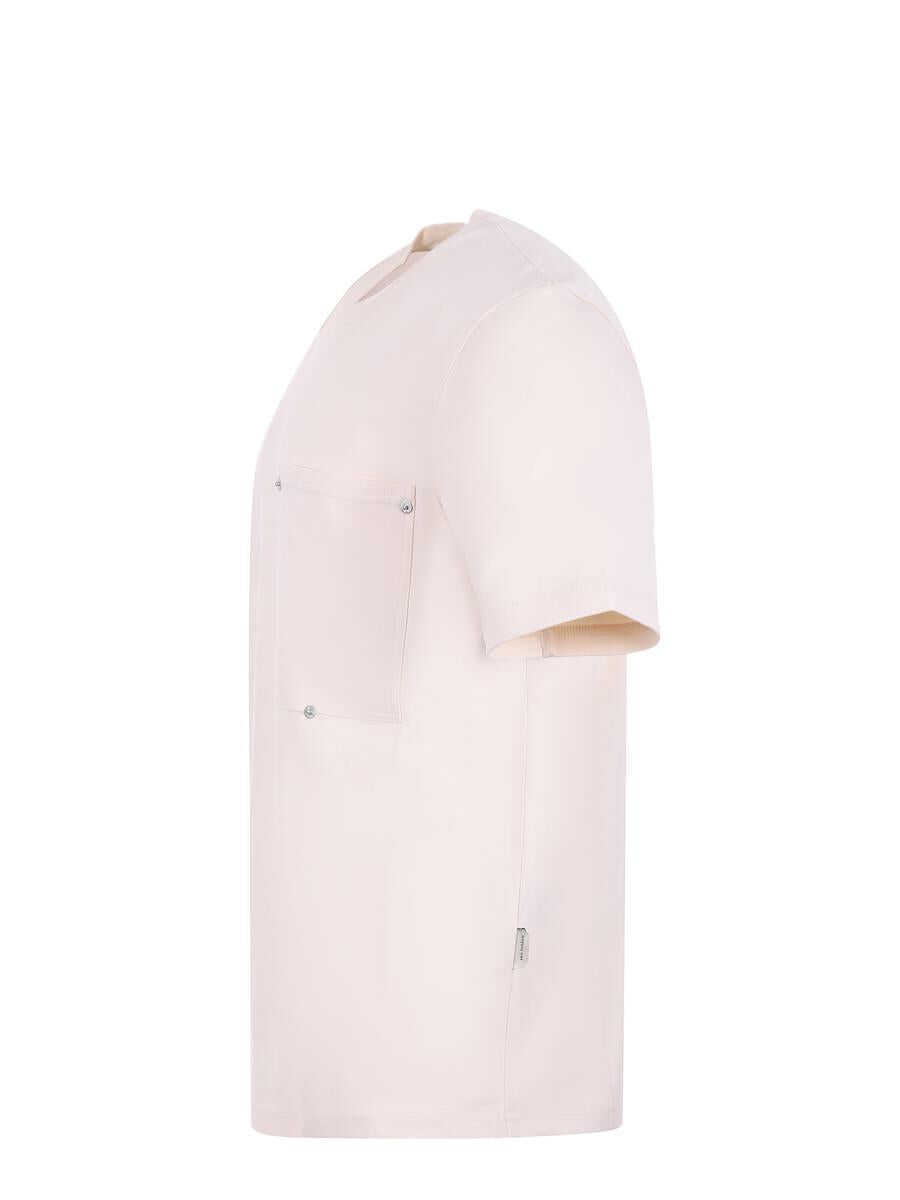 Topuri YES LONDON Yes London  T-Shirts And Polos Beige Barbati (BM 17466117) 2