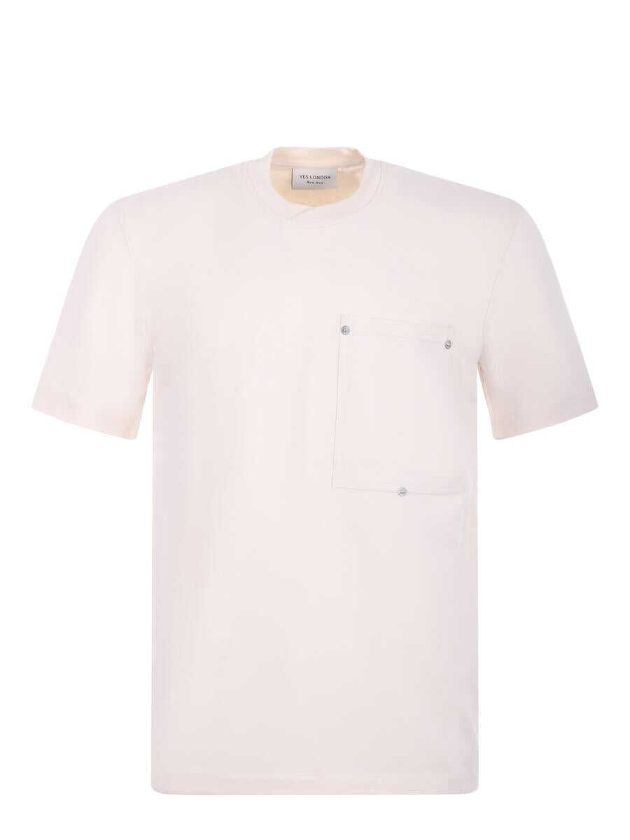 Topuri YES LONDON Yes London  T-Shirts And Polos Beige Barbati (BM 17466117) 1