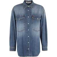 Camasi Semicouture Valeriane Denim Cotton Shirt Femei