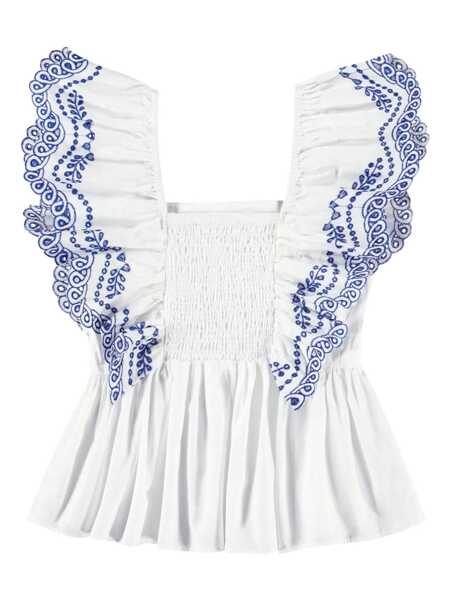 Bluze MOLO Rosamond Blouse White Fete (BM 17466345) 2