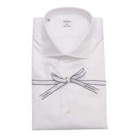Camasi casual WHITE SLIM FIT SATIN TWILL SHIRT Barbati
