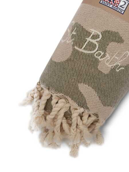 Prosoape de plaja Mc2 Saint Barth JACQUARD BEACH TOWEL WITH FRINGE Multicolor Barbati (BM 17466630) 2