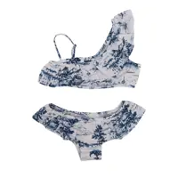 Costume de baie ONE SHOULDER RUFFLES BIKINI Fete