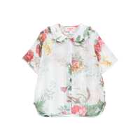 Camasi FLOWER PRINTED SHIRT IN LIGHT BLUE Fete