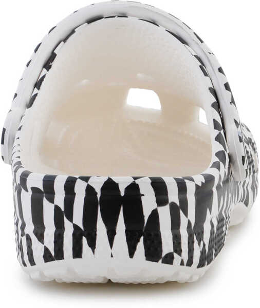 Slapi Crocs Classic warped checker clog White Femei (BM 17466853) 5