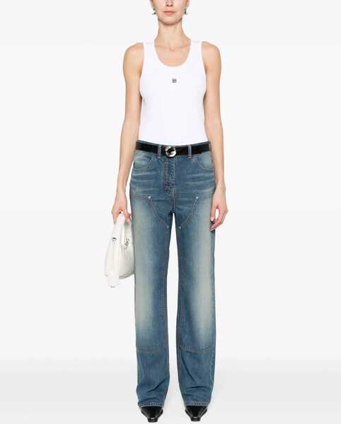 Bluze Givenchy Tank Top With Logo WHITE Femei (BM 17466901) 2