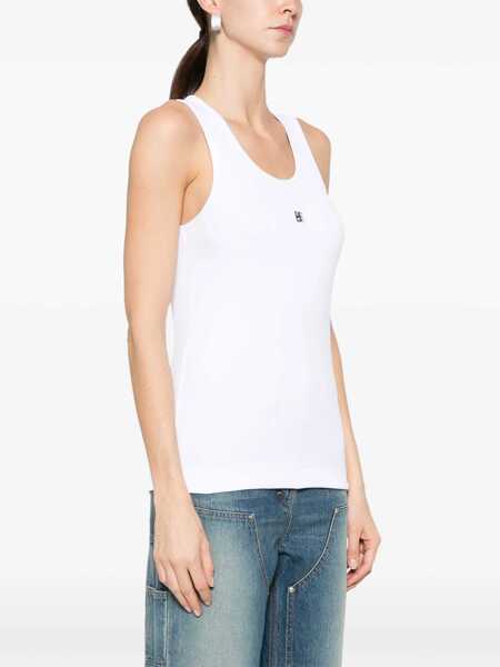 Bluze Givenchy Tank Top With Logo WHITE Femei (BM 17466901) 3
