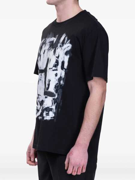 Tricouri HELMUT LANG Scribble T-Shirt BLACK Barbati (BM 17467078) 2