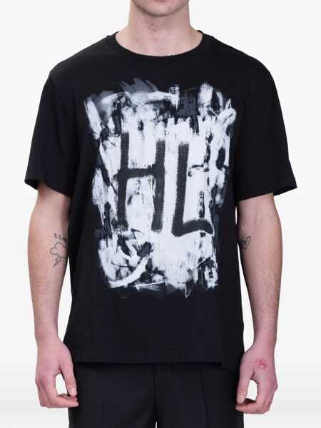 Tricouri HELMUT LANG Scribble T-Shirt BLACK Barbati (BM 17467078) 1