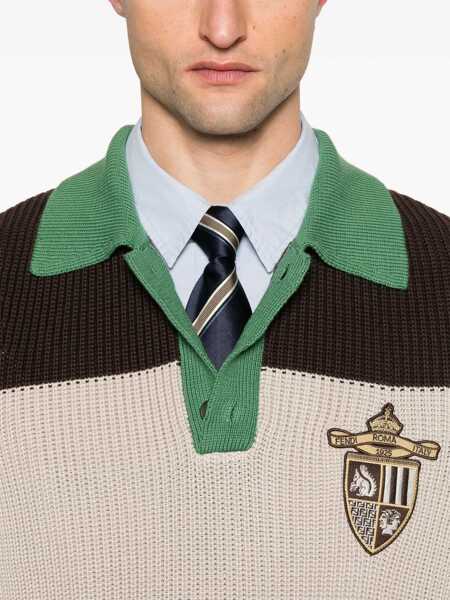 Tricouri Polo Fendi Jersey Polo. MULTICOLOUR Barbati (BM 17467126) 4
