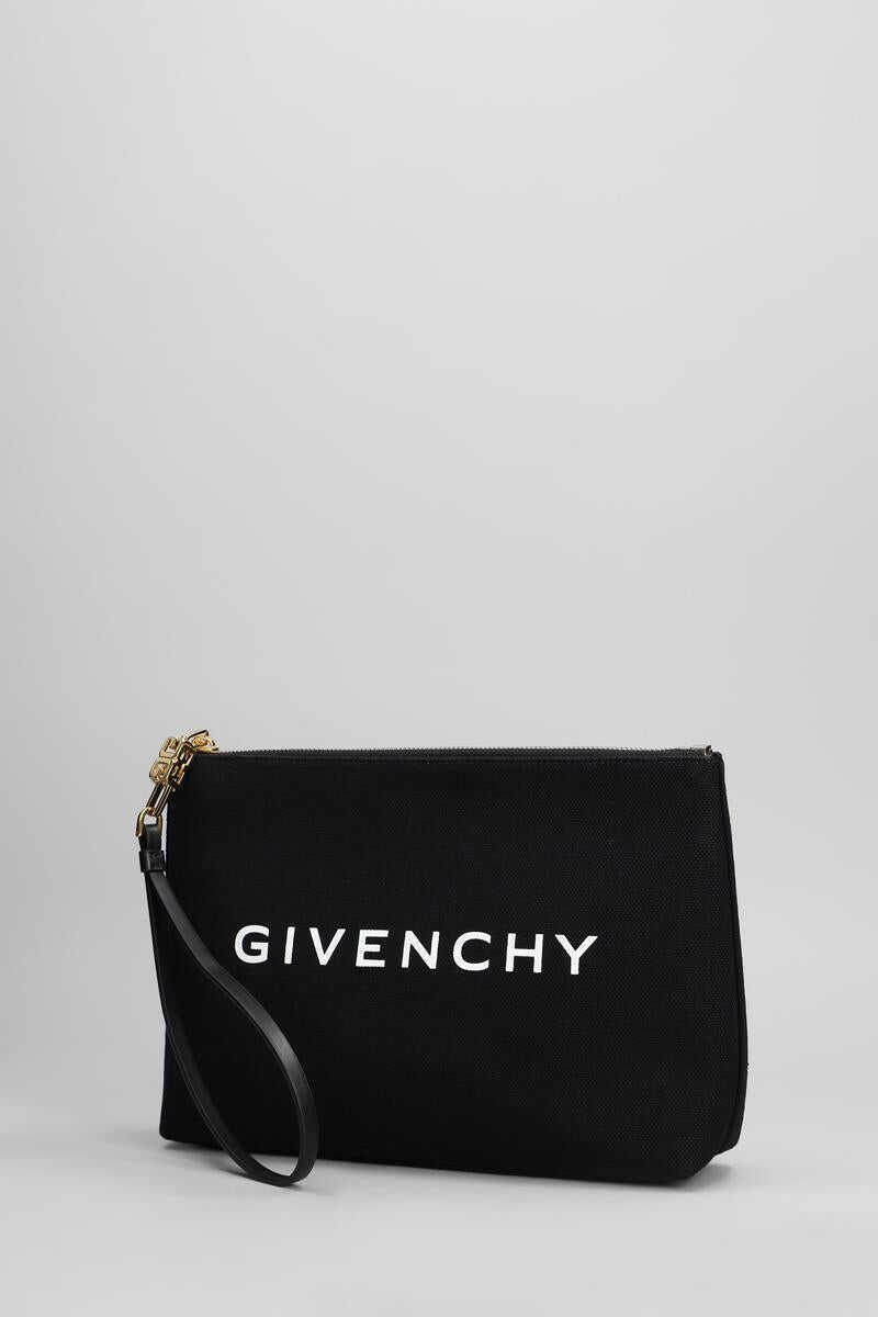 Genti de mana Givenchy Givenchy Travel Pouch Clutch Black Femei (BM 17467446) 2