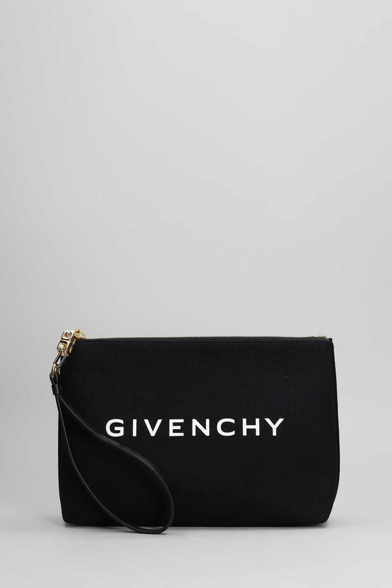 Genti de mana Givenchy Givenchy Travel Pouch Clutch Black Femei (BM 17467446) 1