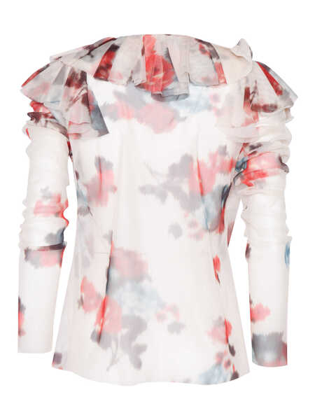 Camasi Philosophy White shirt with colorful prints White Femei (BM 17468133) 2