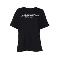 Tricouri Black t-shirt with logo Femei