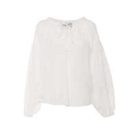 Camasi White shirt with lace Femei