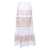Ermanno Scervino EMBROIDERED LONG SKIRT White