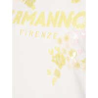 Tricouri Ermanno Scervino Dama - Tricouri Ermanno Scervino CREW NECK T-SHIRT WITH EMBROIDERY White Femei (BM 17468298) - B-mall.ro