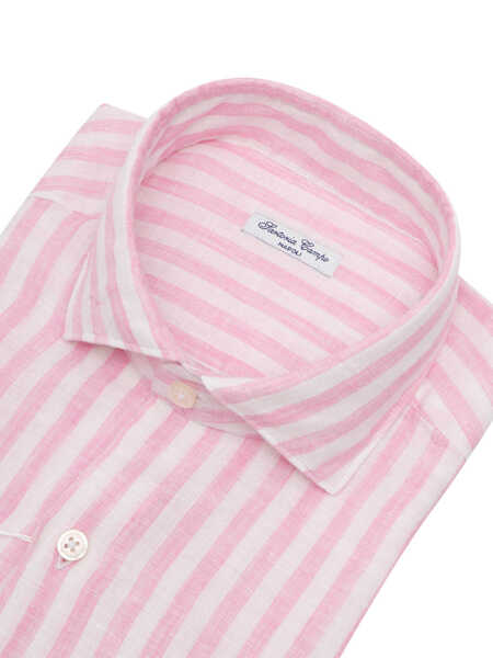 Camasi casual Sartoria Del Campo-Sonrisa MAN SHIRT Pink Barbati (BM 17468397) 2