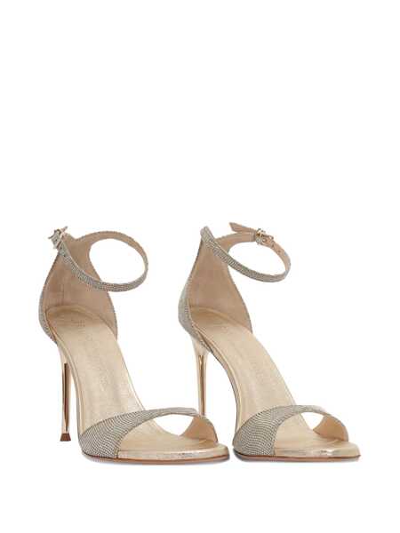 Sandale SERGIO LEVANTESI RAVE MICROSTAR PLATINO SANDALS Gold Femei (BM 17468481) 2
