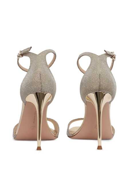 Sandale SERGIO LEVANTESI RAVE MICROSTAR PLATINO SANDALS Gold Femei (BM 17468481) 3