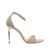 SERGIO LEVANTESI RAVE MICROSTAR PLATINO SANDALS Gold