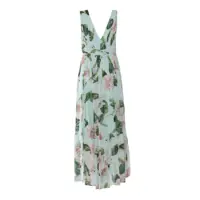 Rochii Clips Dama - Rochii Clips ROSES PRINTED DRESS Light Blue Femei (BM 17468499) - B-mall.ro
