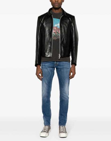 Blugi drepti DSQUARED2 Stonewash Cool Guy Denims Blue Barbati (BM 17468512) 2