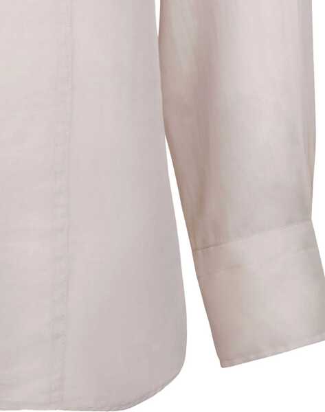 Camasi casual Tom Ford Cotton And Silk Military Shirt BEIGE Barbati (BM 17468545) 4