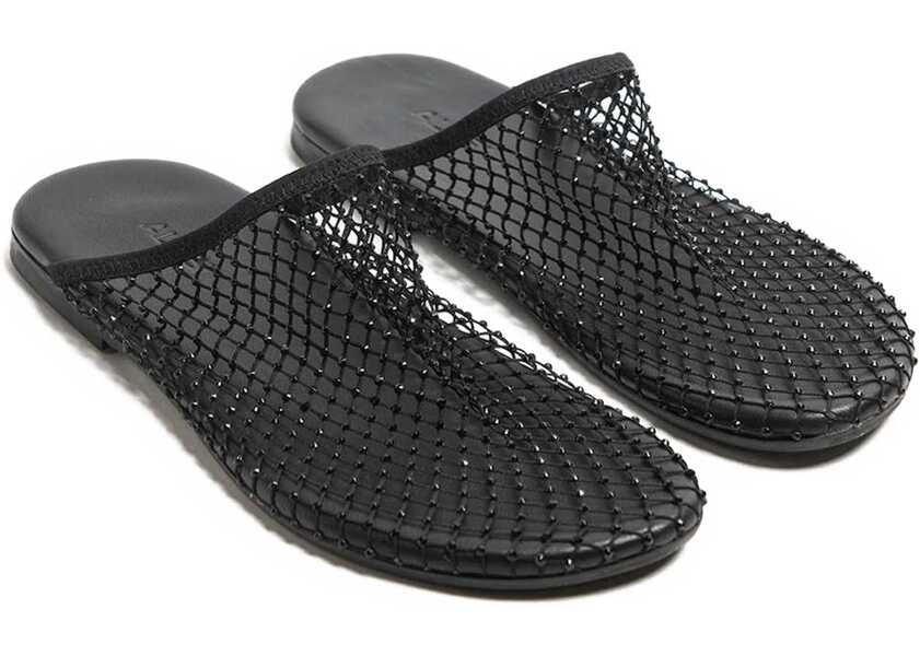 Sandale ALYSI Sabot In Mesh BLACK Femei (BM 17468560) 2