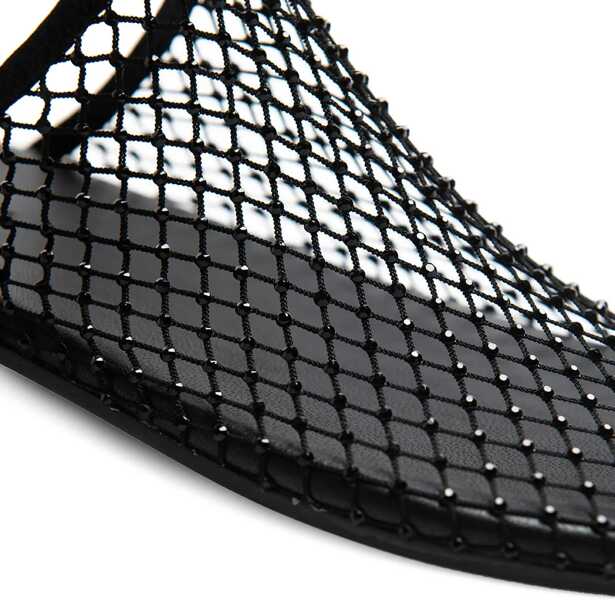 Sandale ALYSI Sabot In Mesh BLACK Femei (BM 17468560) 4