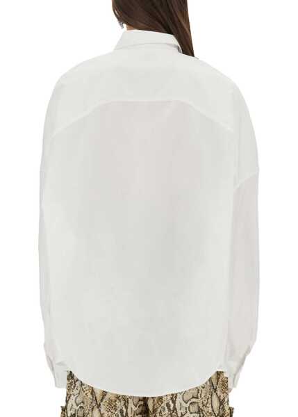 Bluze Dries Van Noten Oversize Shirt WHITE Femei (BM 17468614) 3