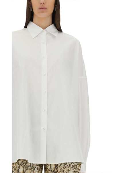 Bluze Dries Van Noten Oversize Shirt WHITE Femei (BM 17468614) 4