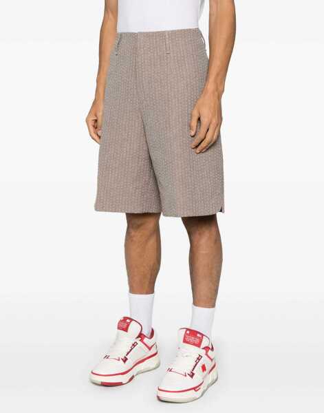 Pantaloni scurti Fendi Jacquard Bermuda Shorts BEIGE Barbati (BM 17468620) 3