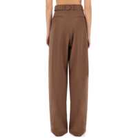 Imbracaminte Dries Van Noten Dama - Pantaloni casual Dries Van Noten Wide-Leg Pants With Belt BROWN Femei (BM 17468635) - B-mall.ro