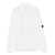 C.P. Company White Cardigan With High Neck And Lens Motif Applied On The Sleeve In Cotton Man WHITE