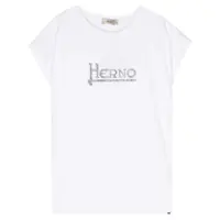 Tricouri White T-Shirt With Logo On The Front Decorated With Studs In Cotton Woman Femei